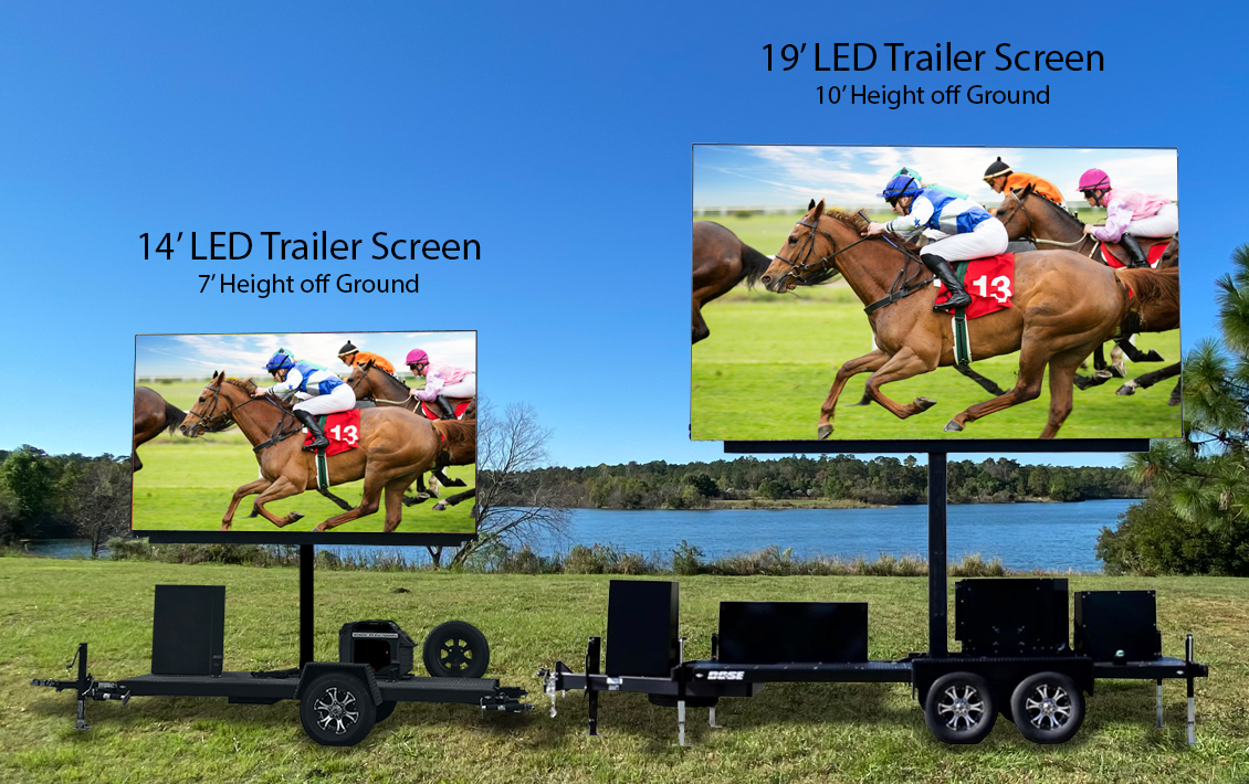 Mobile LED Trailer Screen